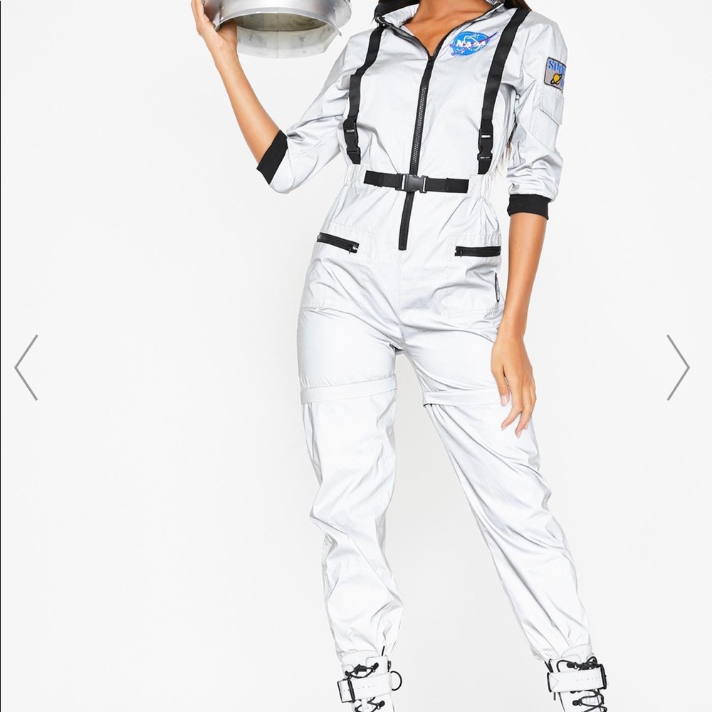 Dolls Kill Reflective Flight Suit Costume